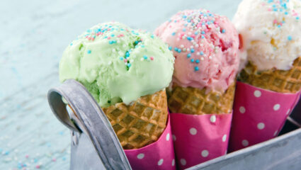 vrolijke ijsjes