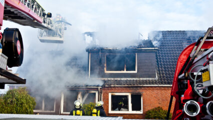 Brand in huis