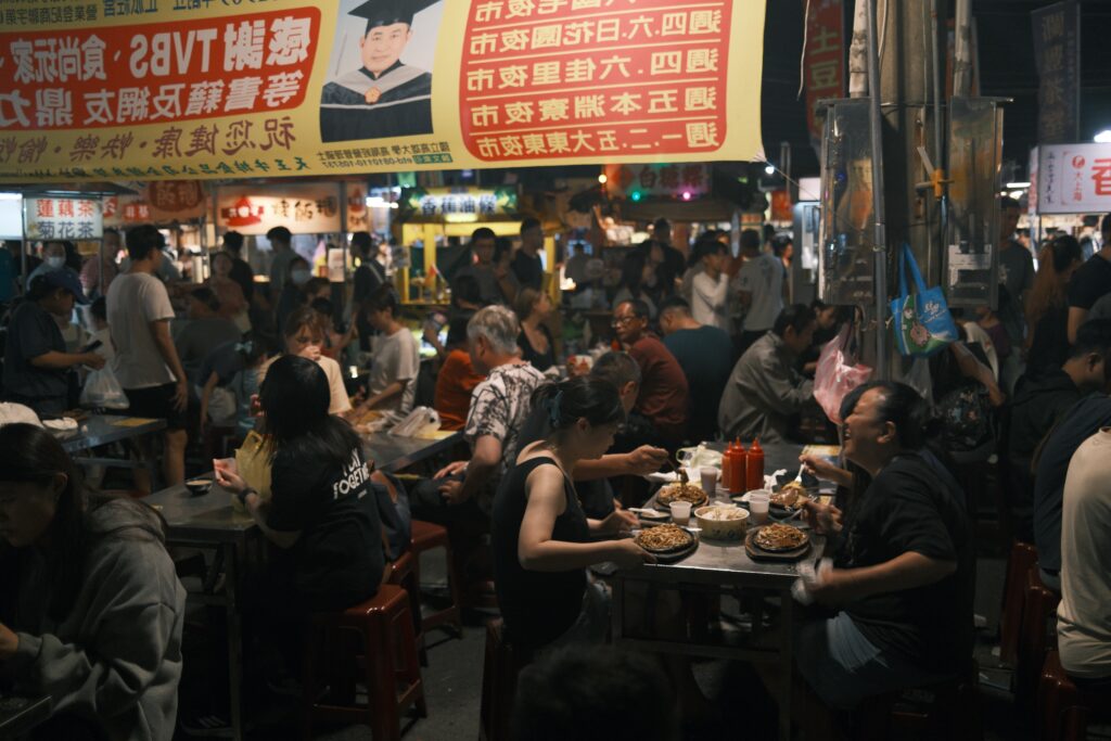 Eten op straat in Taiwan
